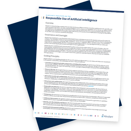Comprehensive Compliance Program - Alnylam Pharmaceuticals